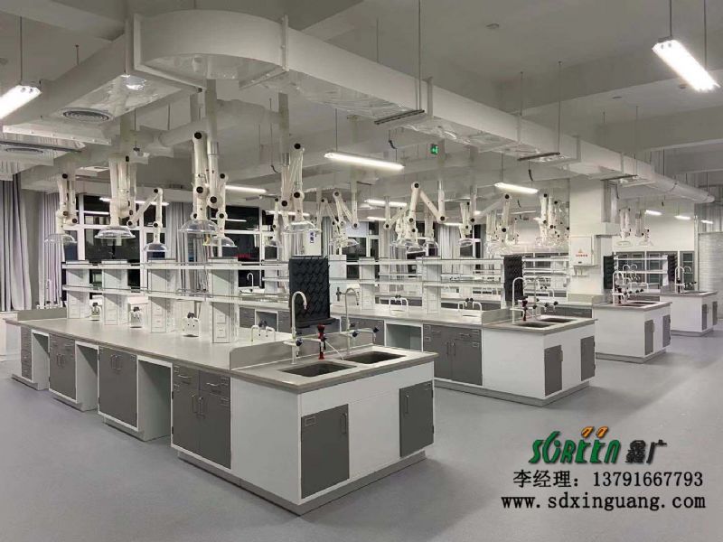 山東全鋼實驗臺，鋼木邊臺試驗臺，化驗室操作臺定制